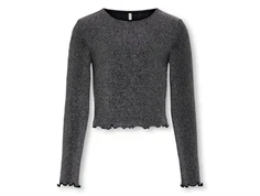 Kids ONLY black glitter top